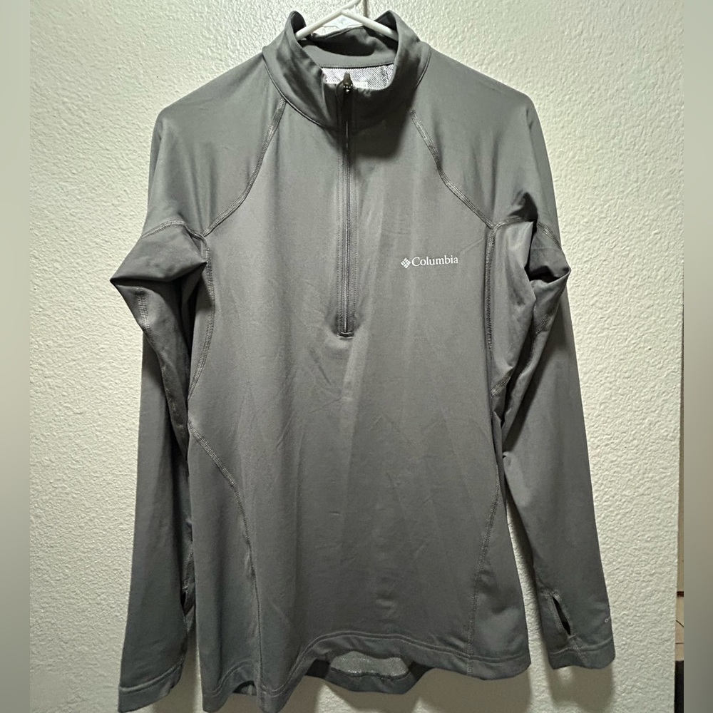 Columbia Charcoal Quarter-Zip Top